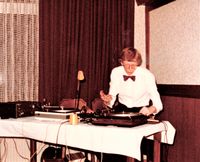 Party DJ Peter Herrmann August 1982